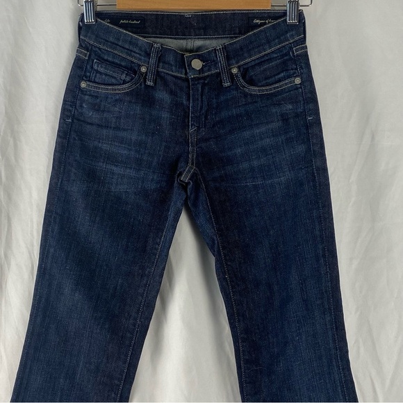 Citizens of Humanity By Jerome Dahan Dita Jeans Petite Bootcut Size 24 Blue Wash - Picture 4 of 16
